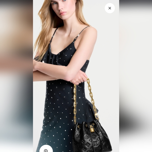 Louis Vuitton Black COUSSIN BB Bag with Gold Accents - Picture 2 of 10